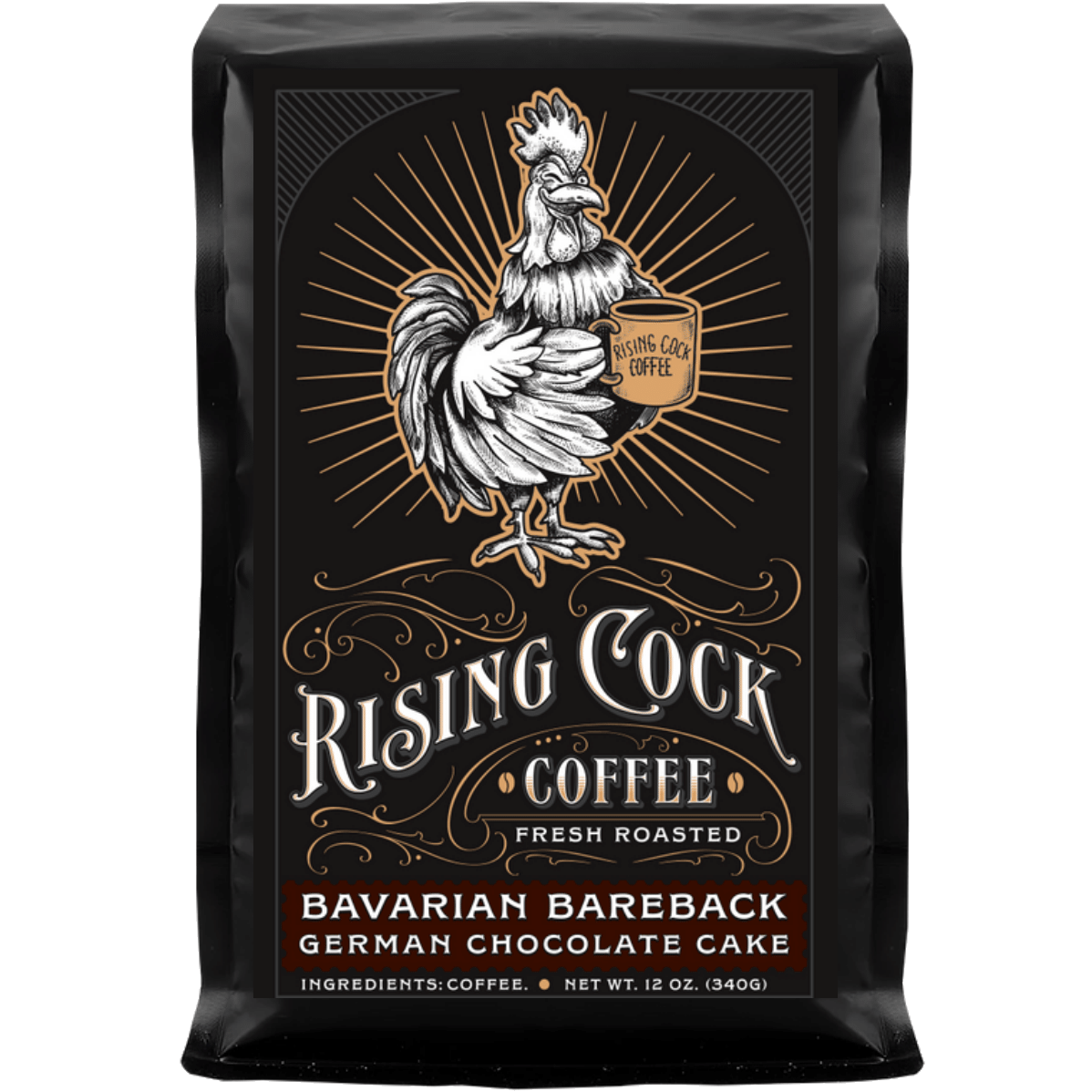 Bavarian Bareback (German Chocolate Cake) - Rising Cock Coffee